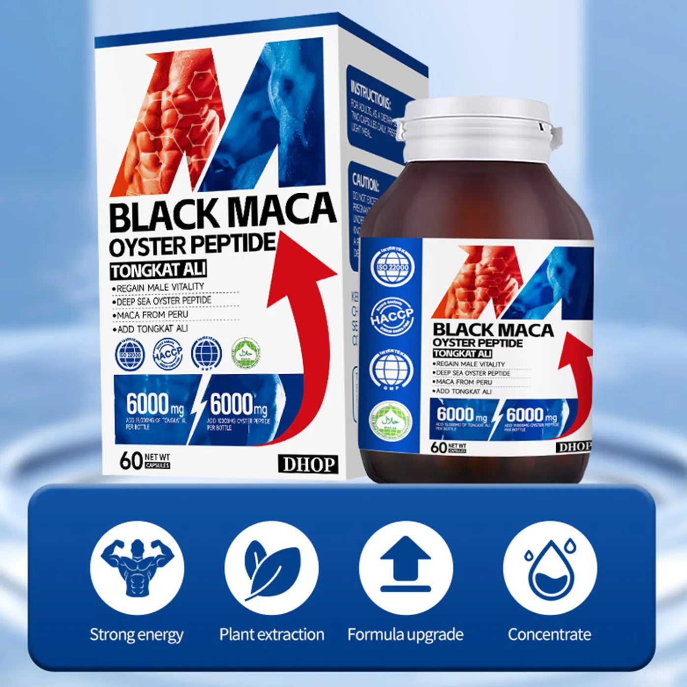DHOP-BLACK MACA OYSTER PEPTIDE TONGKAT ALI Capsule