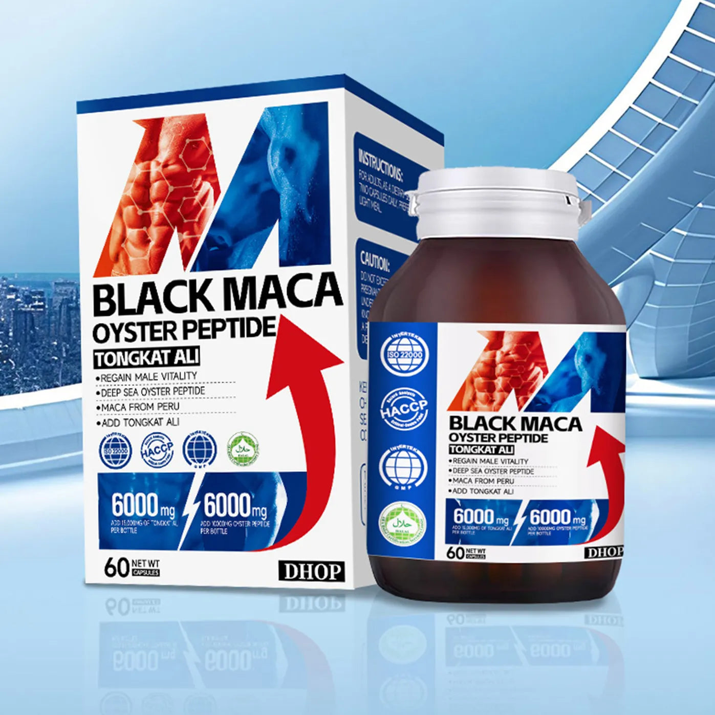 DHOP-BLACK MACA OYSTER PEPTIDE TONGKAT ALI Capsule