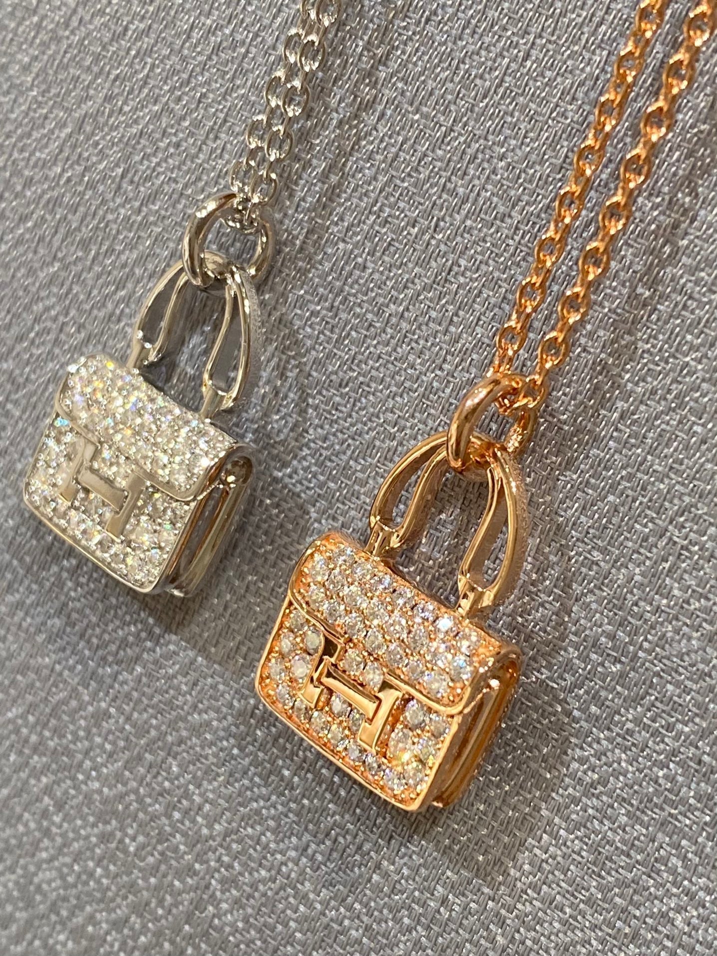 ˇGilded EraˇCONSTANCE PEDANT DIAMOND NECKLACE