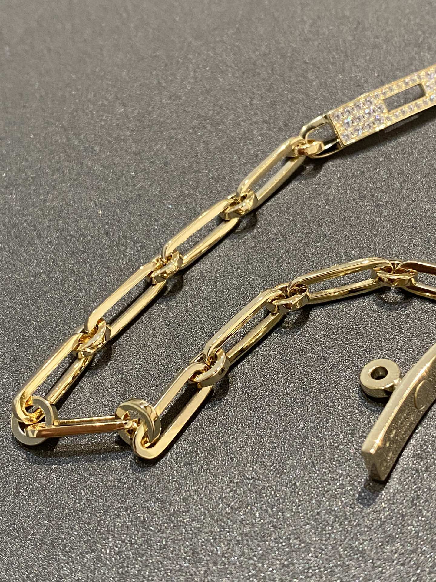 ˇGilded EraˇCHAINE BRACELET SMALL MODEL DIAMOND