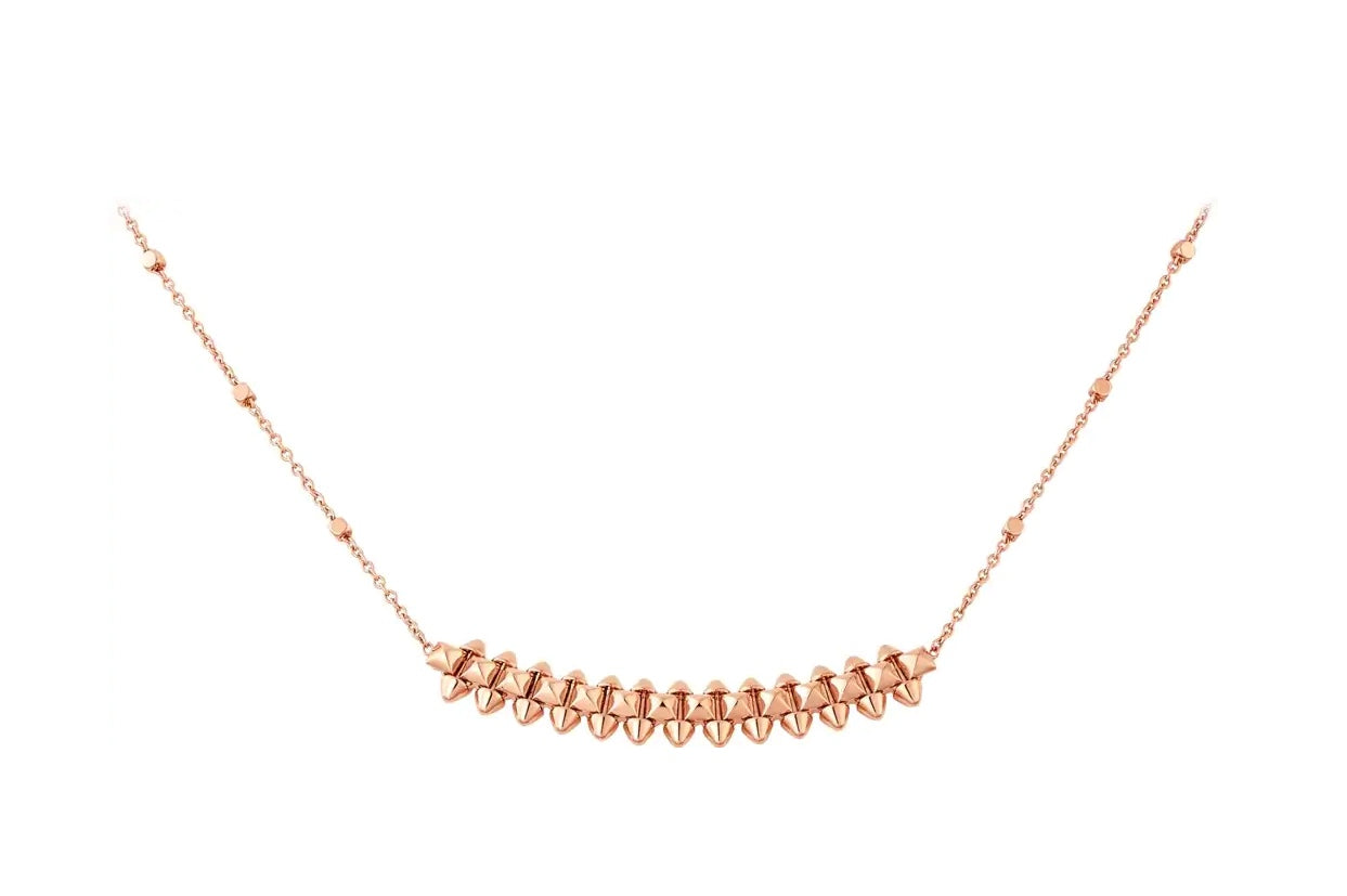 ˇGilded EraˇCLASH PINK GOLD NECKLACE