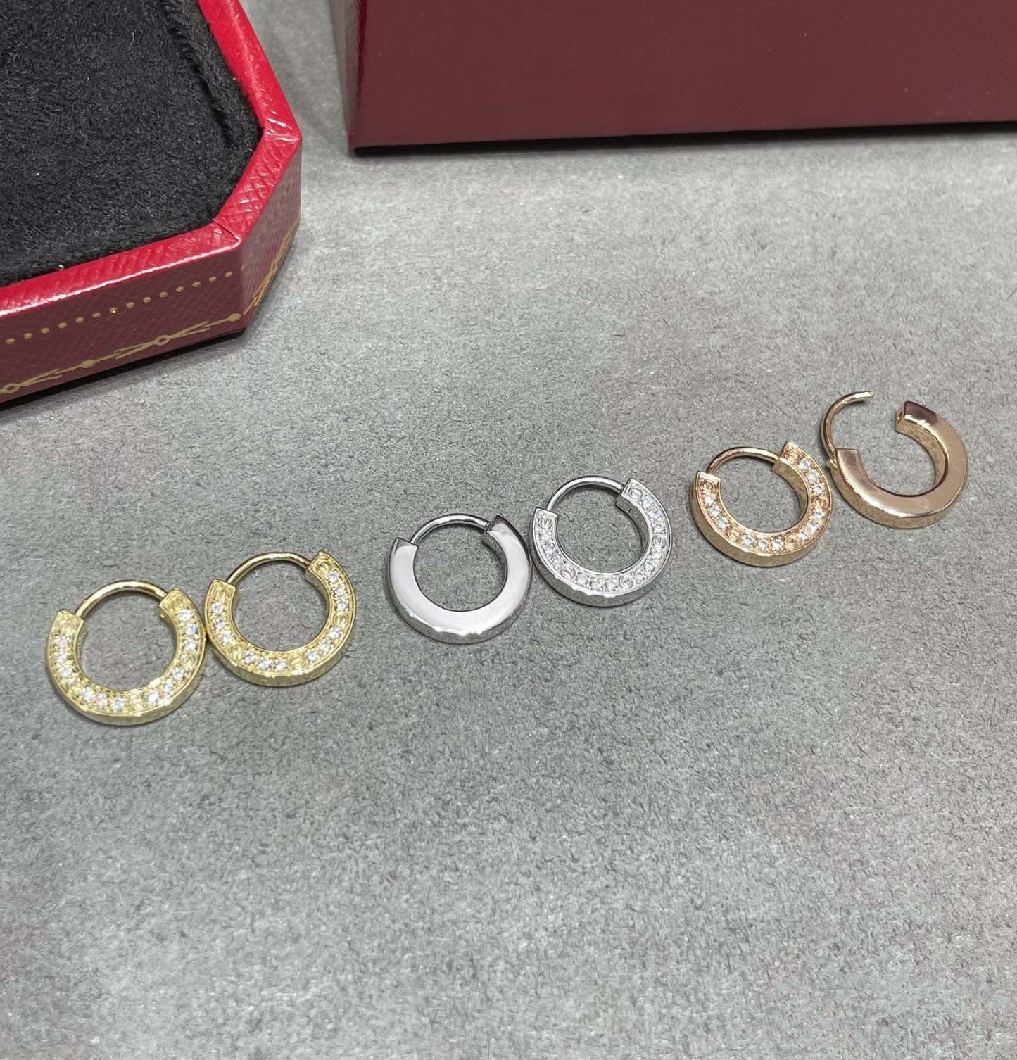ˇGilded EraˇLOVE DIAMOND EARRINGS