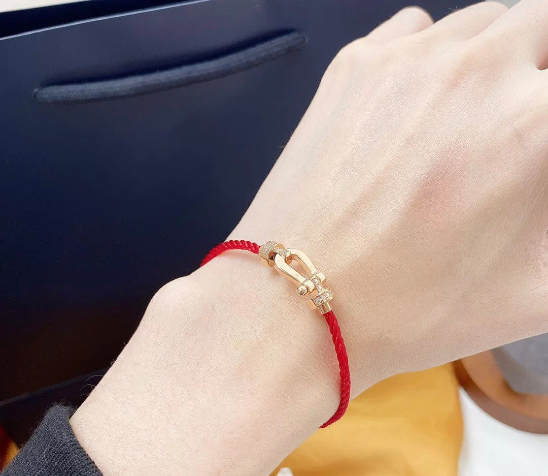 ˇGilded EraˇFORCE 10 HALF DIAMOND PINK GOLD RED CORDERI LARGE AND MEDIUM MODEL
