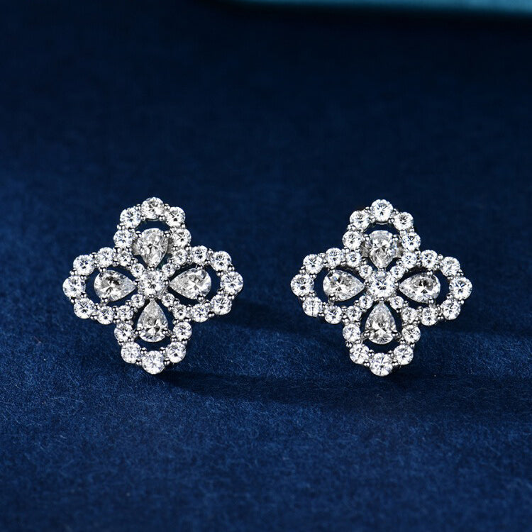 ˇGilded EraˇLOOP EARRINGS FULL MOTIF DIAMOND 16MM