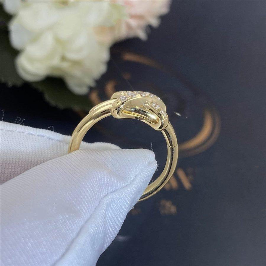 ˇGilded EraˇJEUX DE GOLD DIAMOND RING