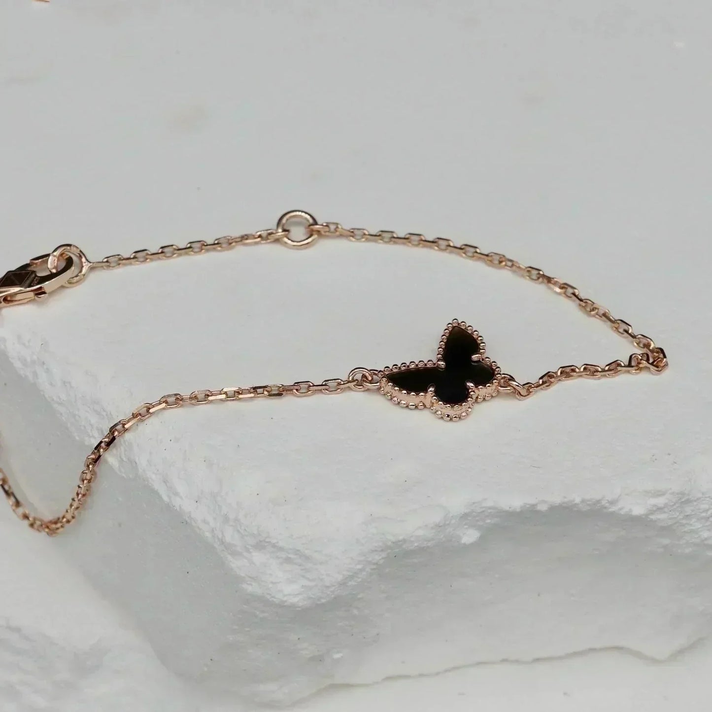 ˇGilded EraˇBUTTERFLY ONYX BUTTERFLY BRACELET