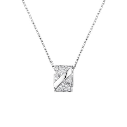 ˇGilded EraˇLIENS EVIDENCE DIAMOND PAVED NECKLACE