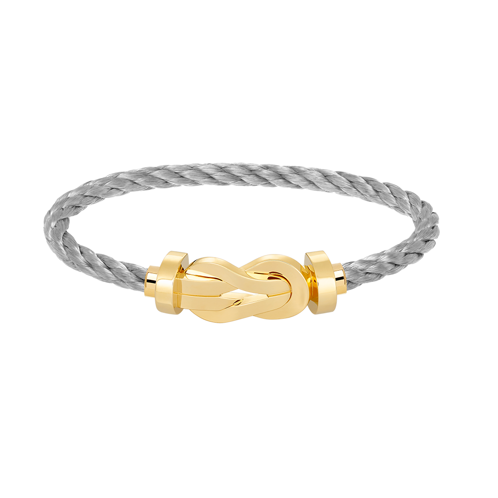 ˇGilded EraˇCHANCE LARGE 8 FIGURE BUCKLE NO DIAMOND BRACELET GOLD