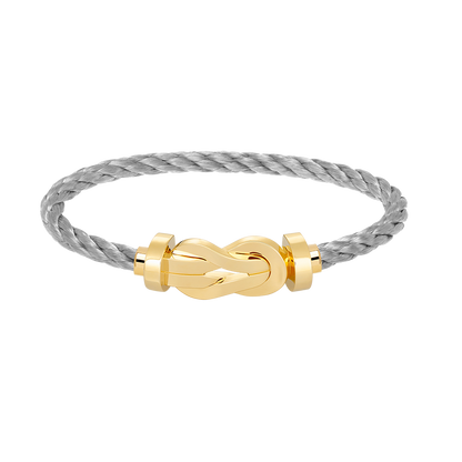 ˇGilded EraˇCHANCE LARGE 8 FIGURE BUCKLE NO DIAMOND BRACELET GOLD