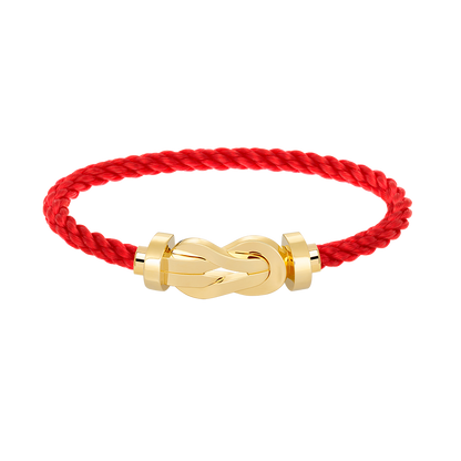 ˇGilded EraˇCHANCE LARGE 8 FIGURE BUCKLE NO DIAMOND BRACELET GOLD