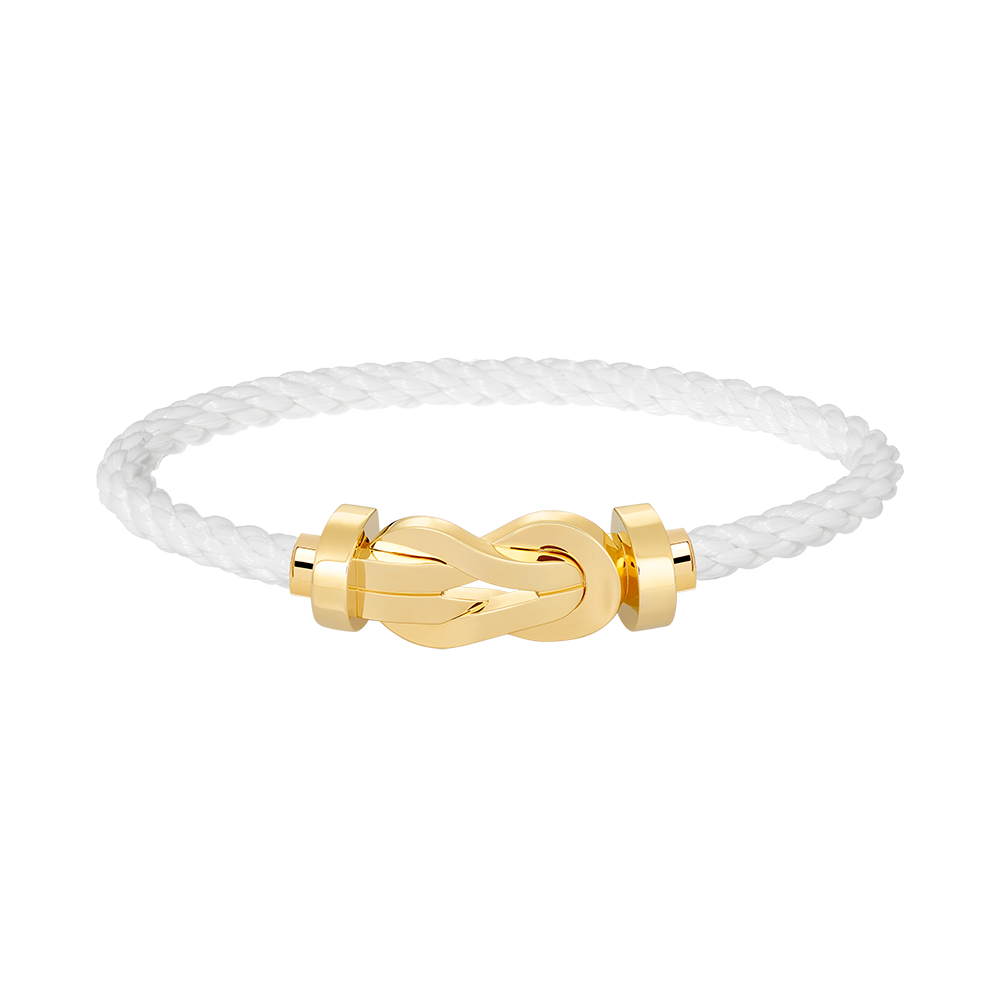 ˇGilded EraˇCHANCE LARGE 8 FIGURE BUCKLE NO DIAMOND BRACELET GOLD