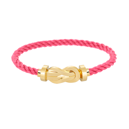 ˇGilded EraˇCHANCE LARGE 8 FIGURE BUCKLE NO DIAMOND BRACELET GOLD