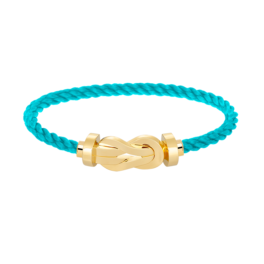 ˇGilded EraˇCHANCE LARGE 8 FIGURE BUCKLE NO DIAMOND BRACELET GOLD