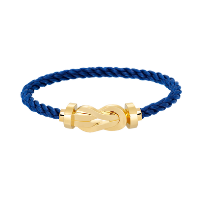 ˇGilded EraˇCHANCE LARGE 8 FIGURE BUCKLE NO DIAMOND BRACELET GOLD