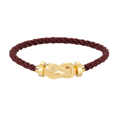 ˇGilded EraˇCHANCE LARGE 8 FIGURE BUCKLE NO DIAMOND BRACELET GOLD