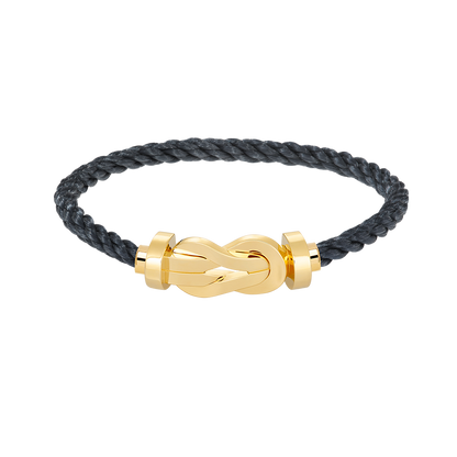 ˇGilded EraˇCHANCE LARGE 8 FIGURE BUCKLE NO DIAMOND BRACELET GOLD