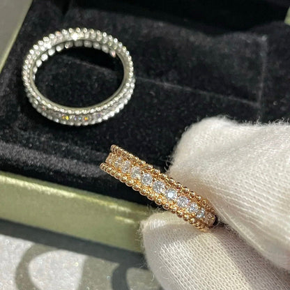 ˇGilded EraˇPERLEE DIAMOND ROSE GOLD RING
