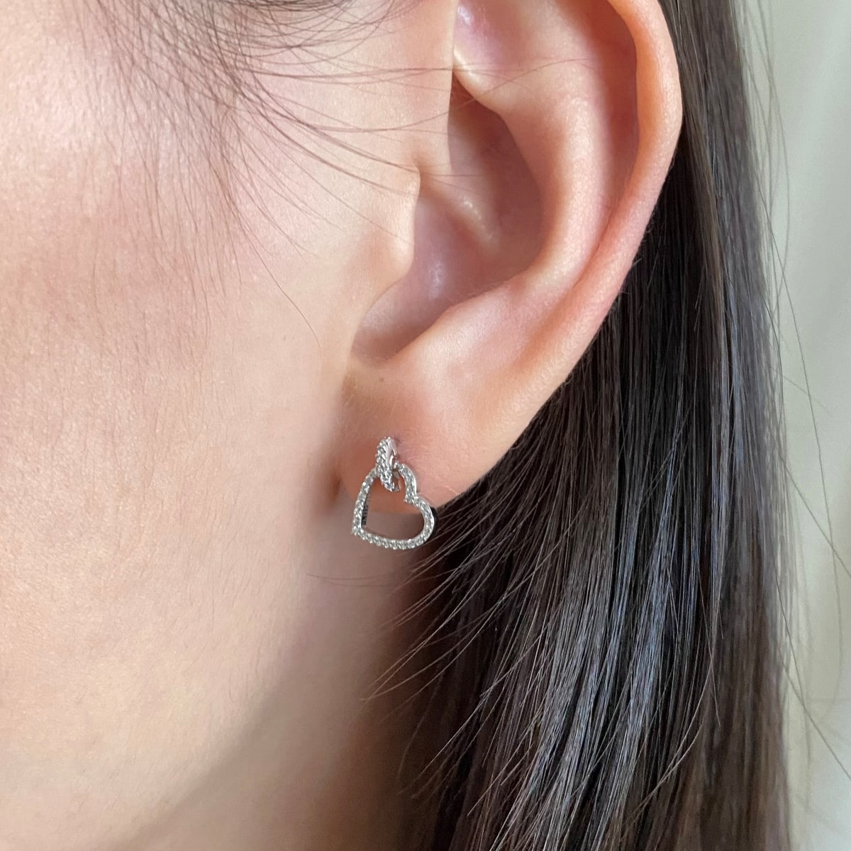 [STREET]Dainty Heart Shape Earrings