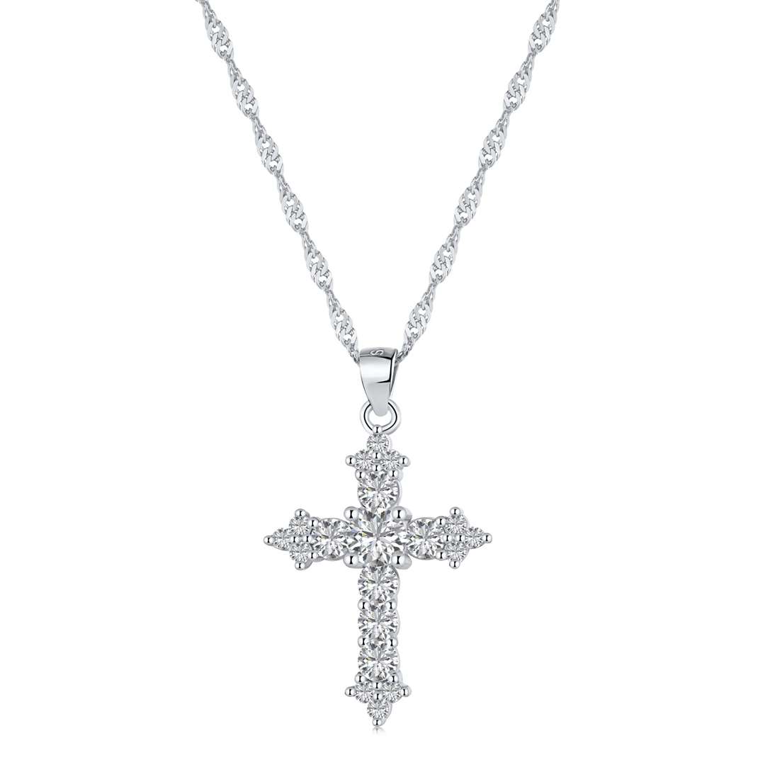 [STREET]Delicate Cross Shape Necklace