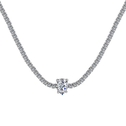 [STREET]Unique Pear Cut Tennis Necklace