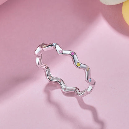 [STREET]Ornate Vibrant Round Cut Daily Ring