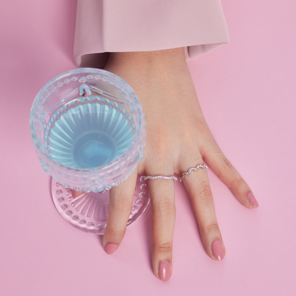 [STREET]Ornate Vibrant Round Cut Daily Ring