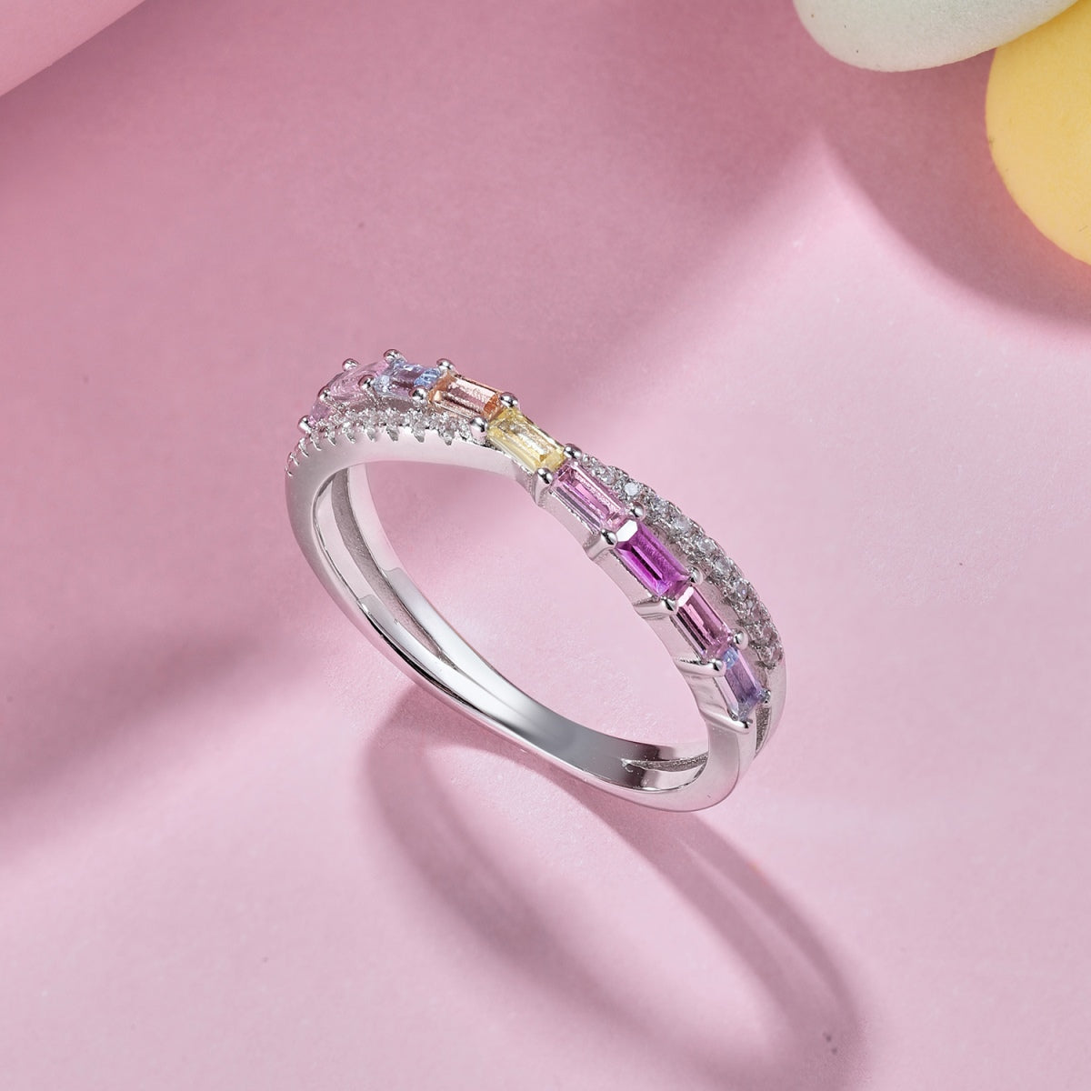 [STREET]Energetic Elegant Radiant Cut Party Ring