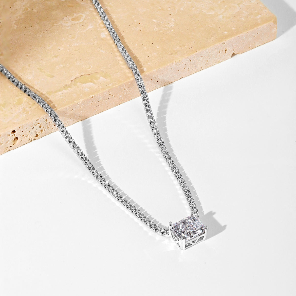[STREET]Elegant Radiant Cut Necklace