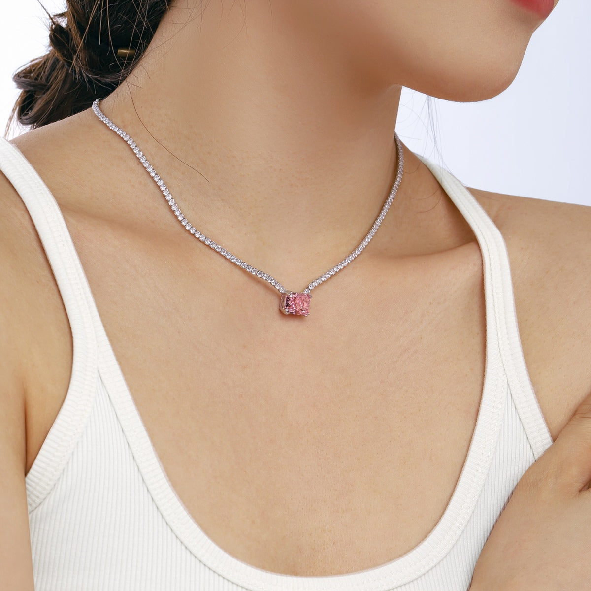 [STREET]Elegant Radiant Cut Necklace