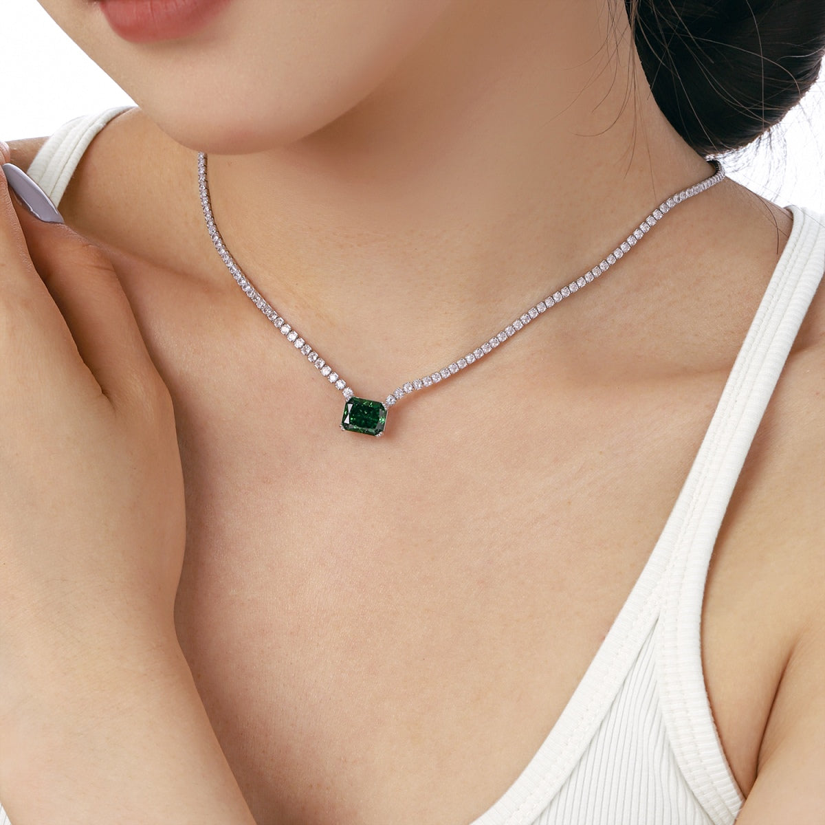 [STREET]Elegant Radiant Cut Necklace