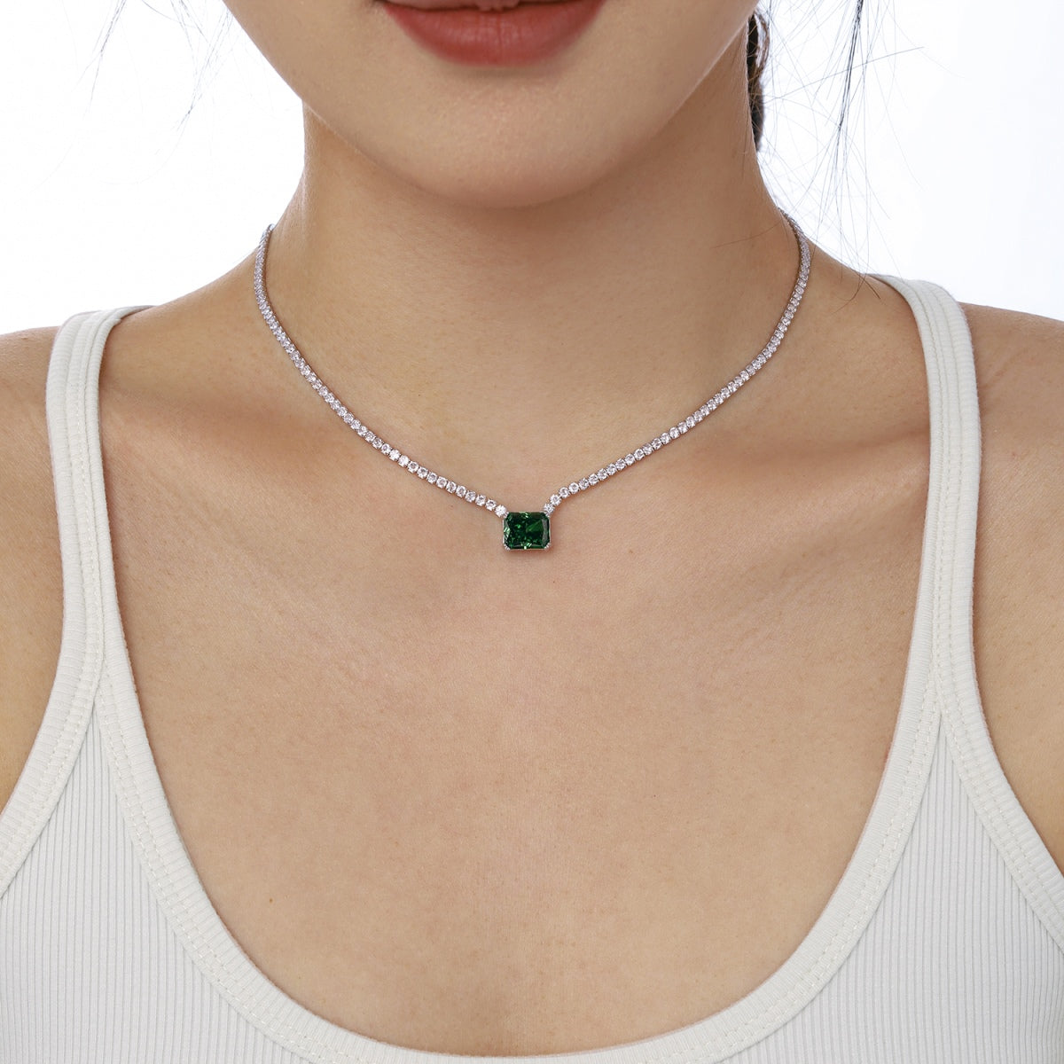 [STREET]Elegant Radiant Cut Necklace