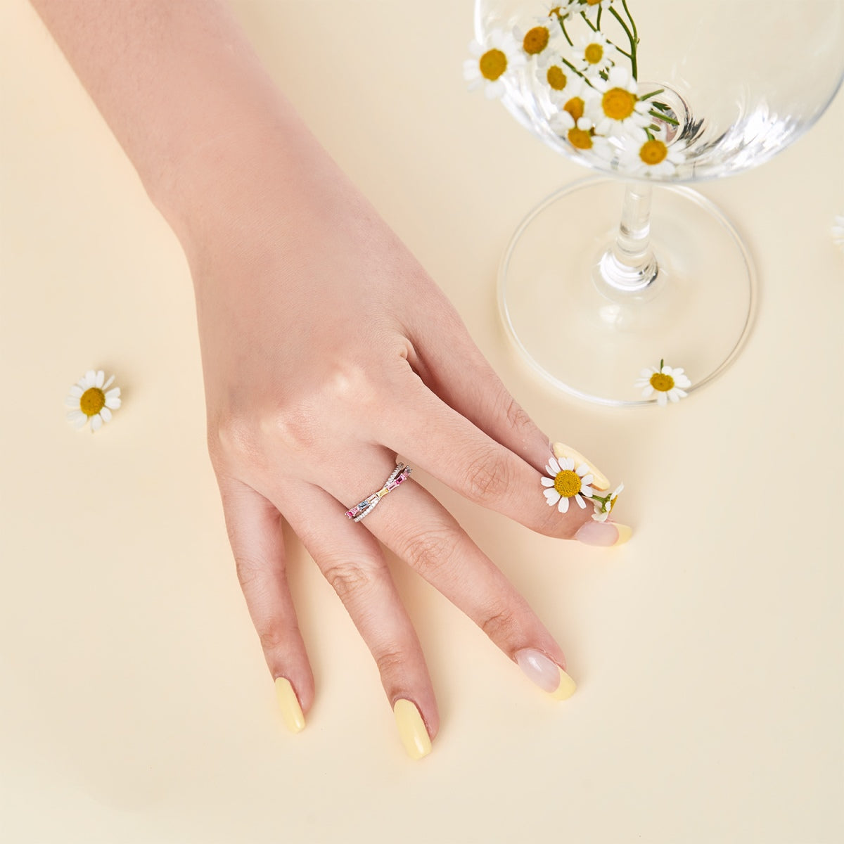 [STREET]Energetic Elegant Radiant Cut Party Ring