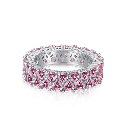[STREET]Sparkling Full Heart Ring