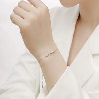 [STREET] Elegantes Armband in Form von Weizenblättern