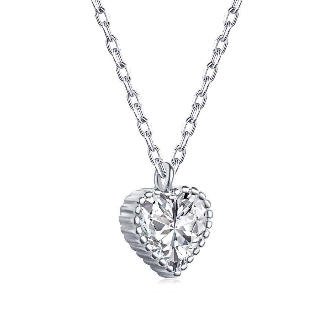 [STREET]Ornate Heart Shape Necklace