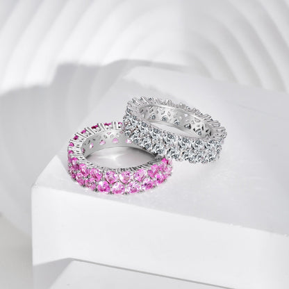 [STREET]Sparkling Full Heart Ring