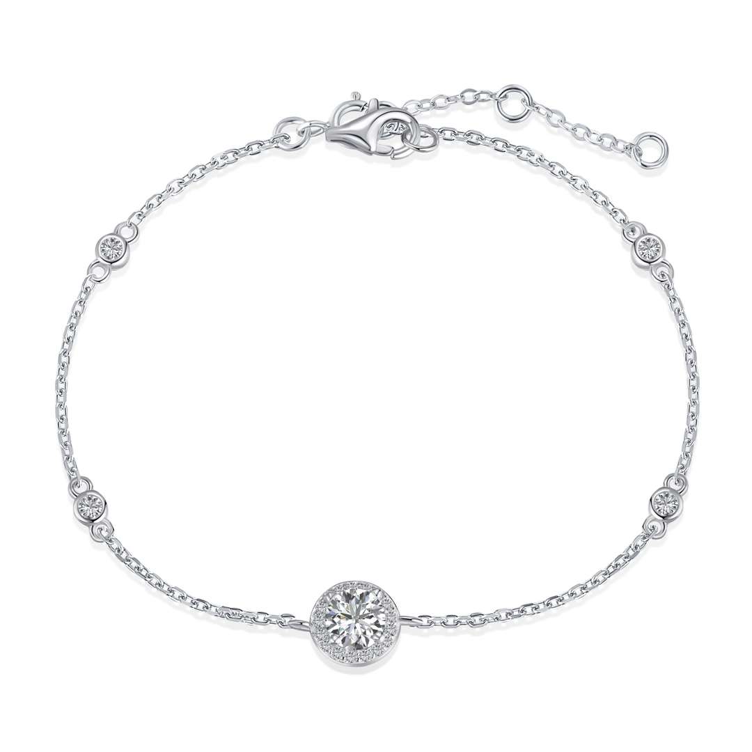 [STREET]Dazzling Round Cut Shape Bracelet