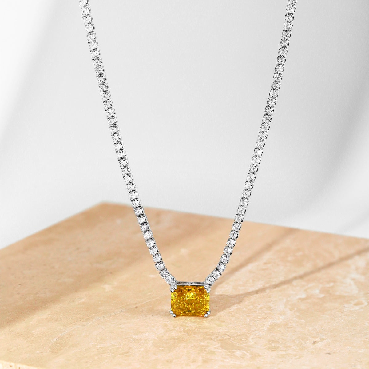 [STREET]Elegant Radiant Cut Necklace