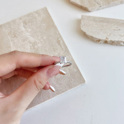 [STREET]Dazzling Sparkling Radiant Cut Party Ring
