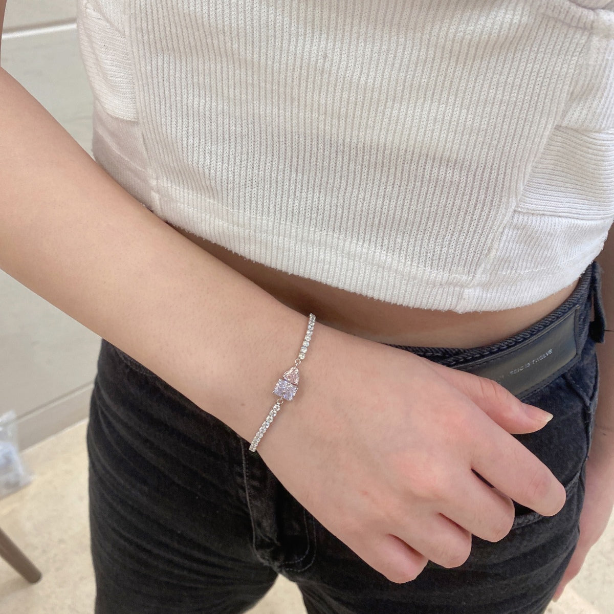 [STREET]Dazzling Unique Multi Shape Lover Bracelet