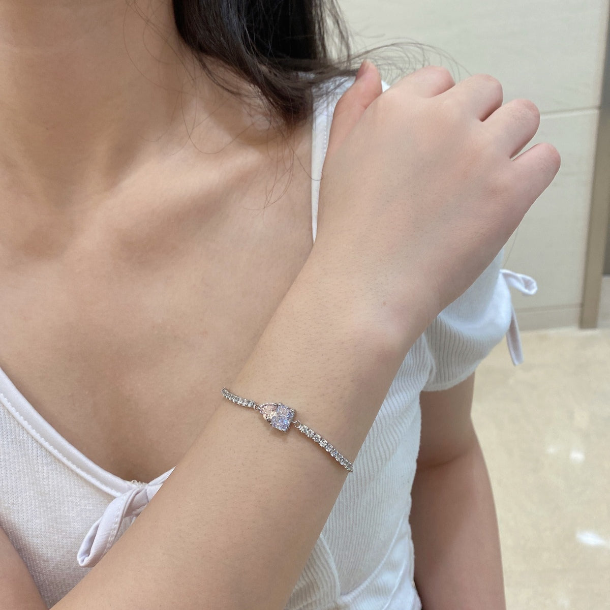 [STREET]Dazzling Unique Multi Shape Lover Bracelet