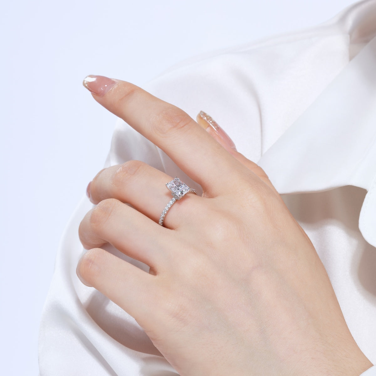 [STREET]Dazzling Sparkling Radiant Cut Party Ring