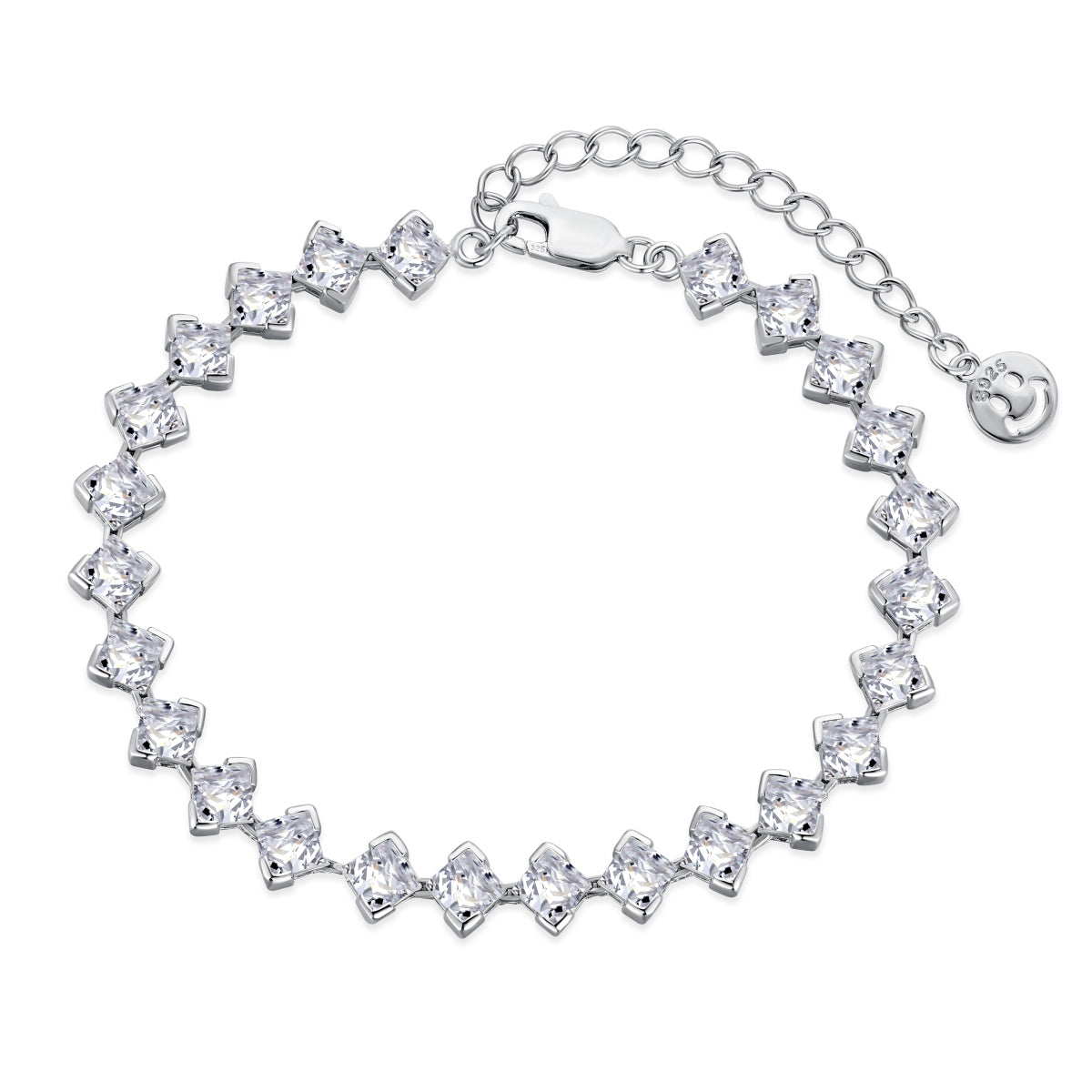 [STREET]Ornate Princess Cut Daily Bracelet