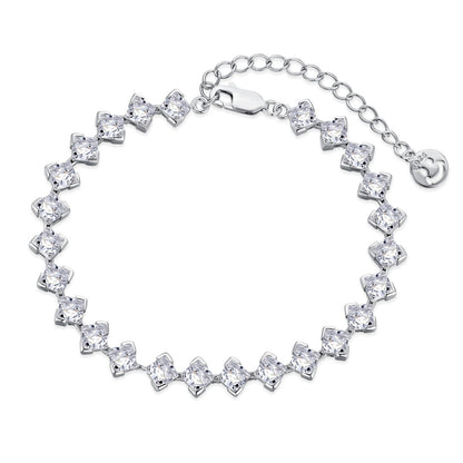 [STREET]Ornate Princess Cut Daily Bracelet