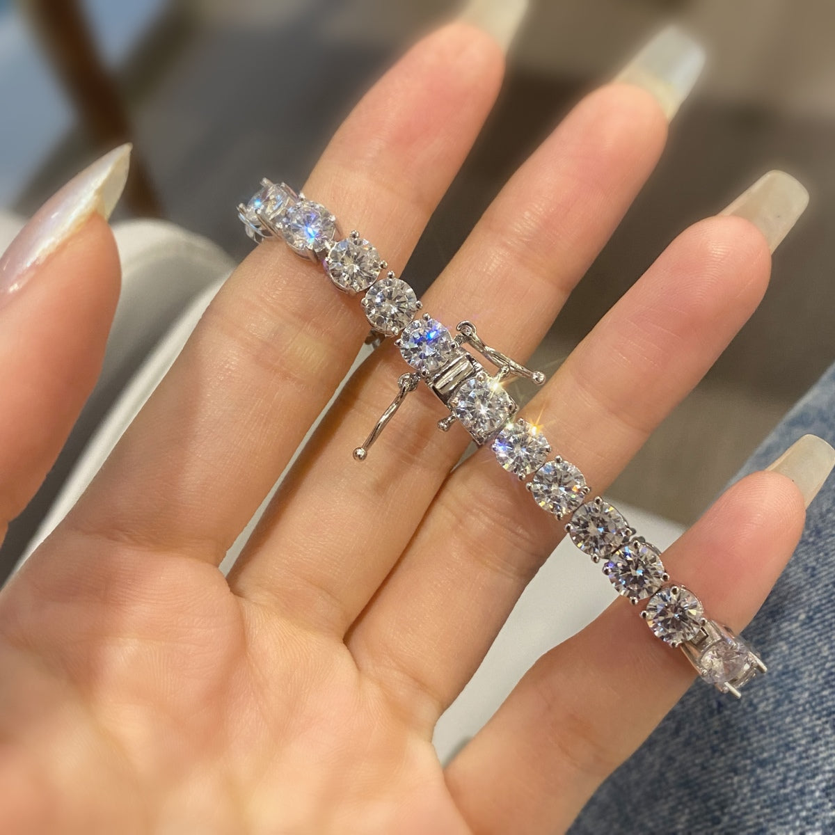 [STREET]Dazzling Round Cut Wedding Bracelet