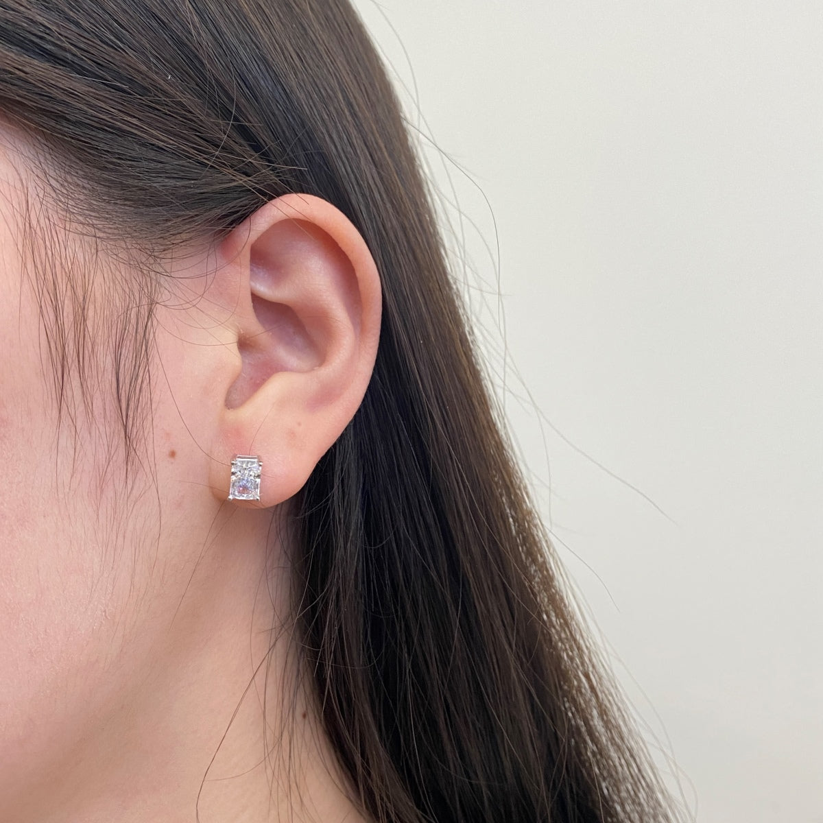 [STREET]Radiant Luxurious Princess Cut Daily Earrings