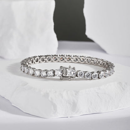 [STREET]Ornate Sparkling Round Cut Wedding Bracelet