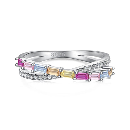 [STREET]Energetic Elegant Radiant Cut Party Ring