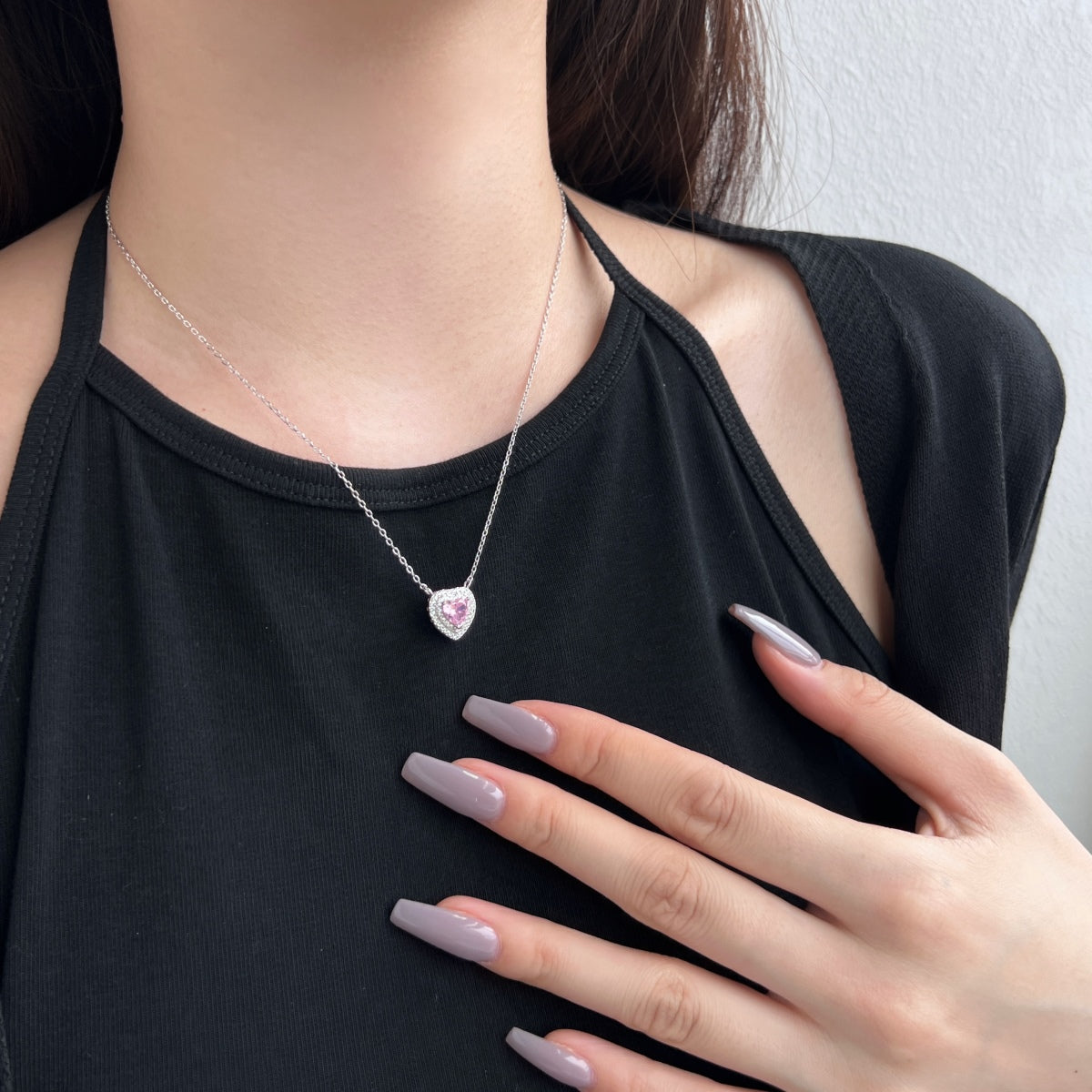 [STREET]Exquisite Heart Shape Necklace