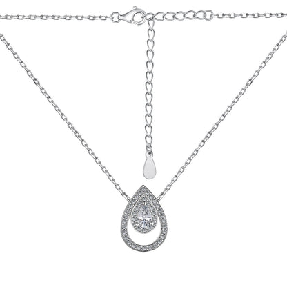 [STREET]Sparkling Pear Cut Necklace